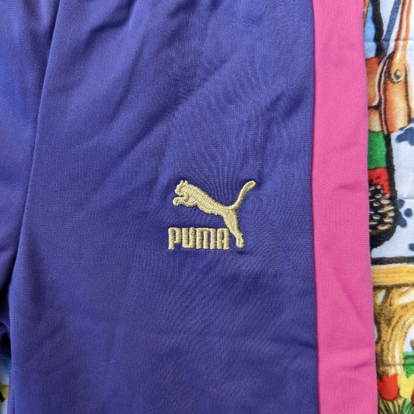 Pink and Purple Baby Tracksuit Set with Gold Embroidery - Picture 7 of 8